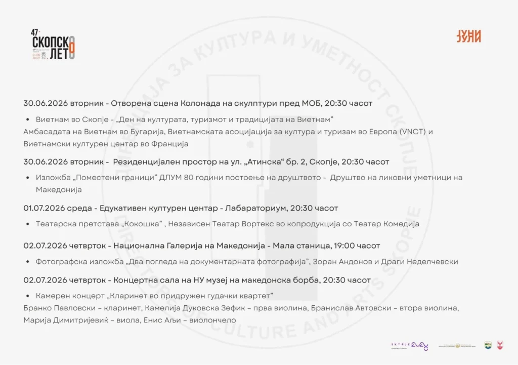 ШТО ДОАЃА ОВА ЛЕТО?